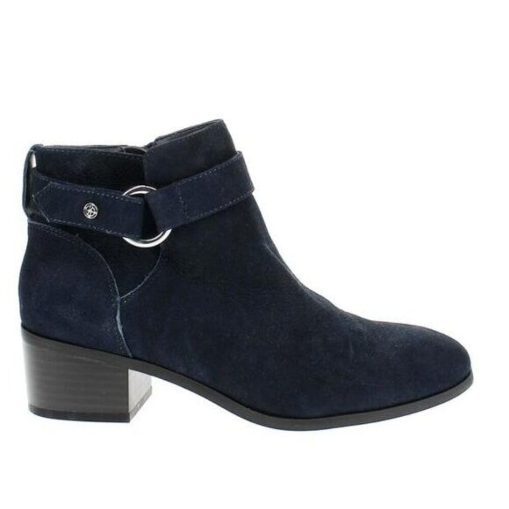 Giani Bernini Womens Putneyy Leather Almond Toe Ankle Fashion Boots. size 7.5